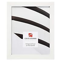 Craig Frames Confetti, Modern White Picture Frame, 16 x 24 Inch