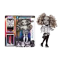 Rainbow High Nicole Steel Grayscale Fashion Doll with 2 Outfits and Accessories, Gift for Kids 6-12