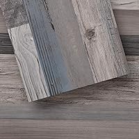 LUCiDA SURFACES Luxury Vinyl Flooring Tiles-Peel and Stick Floor Tile for DIY Installation-36 Wood-Look Planks-Quilt-BaseCore-54 Sq. Feet