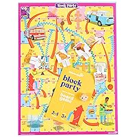 Block Party Board Game for Kids Ages 3 and Up, Fun Easy to Learn Ups and Downs Preschool Game for 2-4 Players (Multicultural Eco-Friendly)