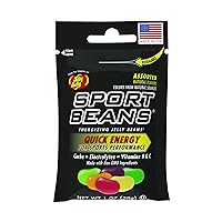 Jelly Belly Sport Beans - Energizing Jelly Beans - Assorted Flavors, Pack of 24