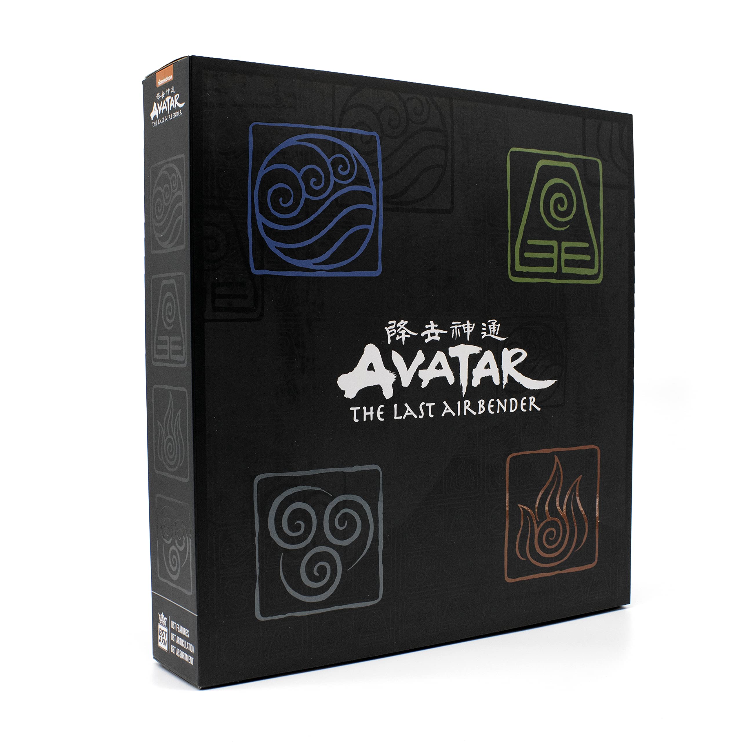 The Loyal Subjects Avatar: The Last Airbender Elements BST AXN 5-inch Action Figure Anime 4-Pack