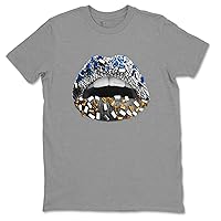 Graphic Tees Lips Jewel Design Printed 3 Wizards Sneaker Matching T-Shirt