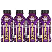 BODYARMOR Sports Drink Sports Beverage, Strawberry Grape, Coconut Water Hydration, Natural Flavors With Vitamins, Potassium-Packed Electrolytes, Perfect For Athletes, 12 Fl Oz (Pack of 8)