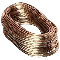 Sound Around 18 Gauge Speaker Wire - Copper Cable in Spool for Connecting Audio Stereo to Amplifier, Surround Sound System, TV Home Theater and Car Stereo, 25 Feet - GSI GSW1825