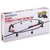 Bachmann Trains 8 PC. E-Z TRACK TALL PIER SET - HO Scale