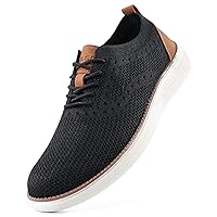 Men's Mesh Dress Sneakers Oxfords Business Casual Walking Shoes Tennis Comfortable