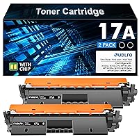 17A Toner Cartridge HP CF217A - Replacement for 17A CF217A to Compatible with Laserjet Pro M102w M130nw M130fw M130fn M102a M130a Pro MFP M130 M102 Series Printer (Black, 2-Pack)