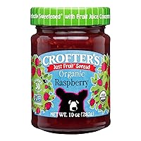 Crofter's Organic Raspberry Fruit Spread, 10 Oz Jar