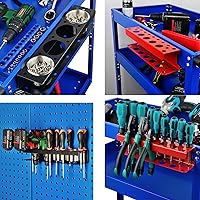 ULIBERMAGNET Power Tool Organizer Rack,Magnetic Heavy Duty Drill Holder,Magnetic Screwdriver Holder,Heavy Duty Pliers Metal Organizer Rack