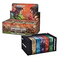 Magic: The Gathering The Brothers’ War Bundle – Includes 1 Draft Booster Box + 1 Land Station