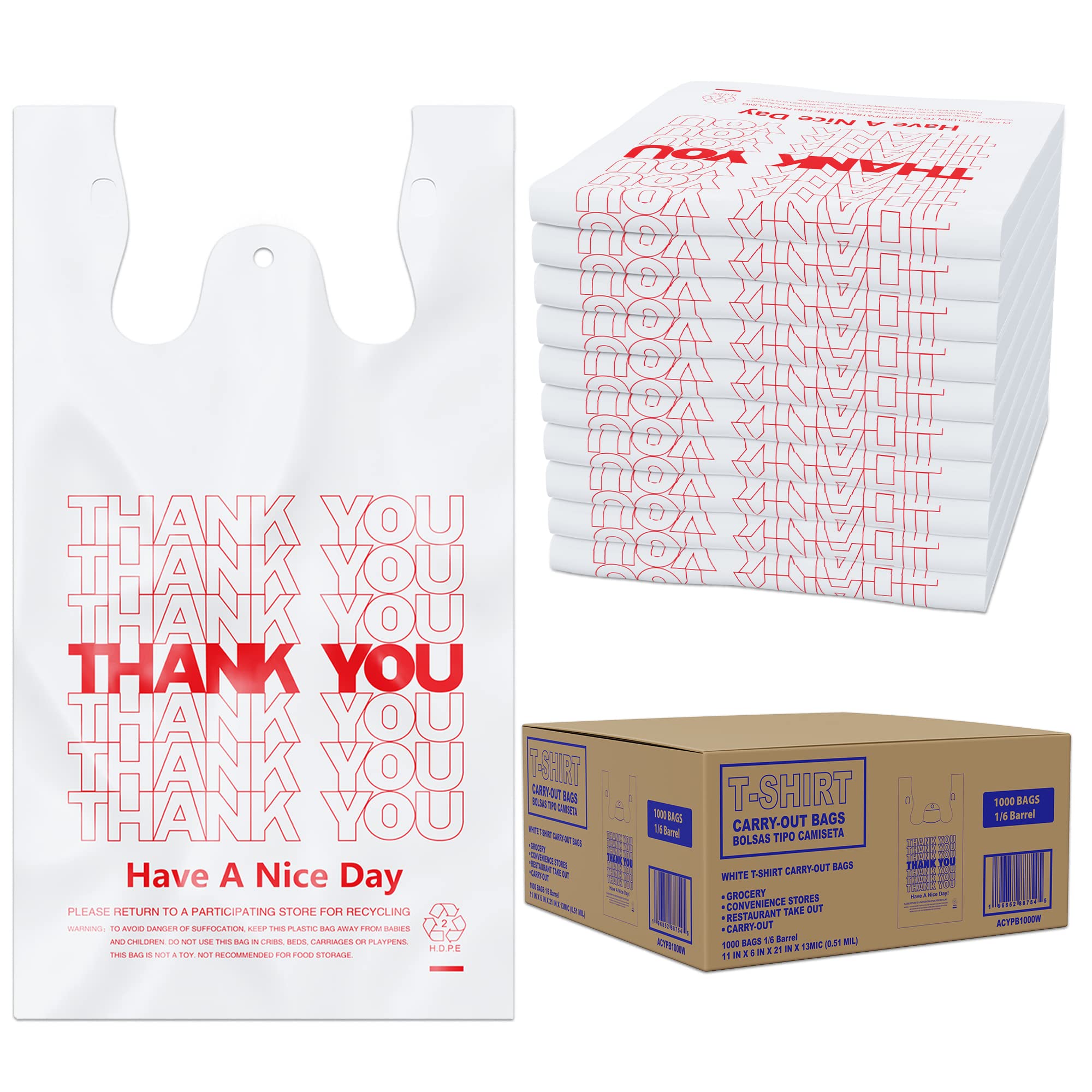 Thank you T-Shirt plastic bags - Song Bang Plastic - Biodegradable Plastic  Bag Manufacturers, Suppliers and Exporters‎