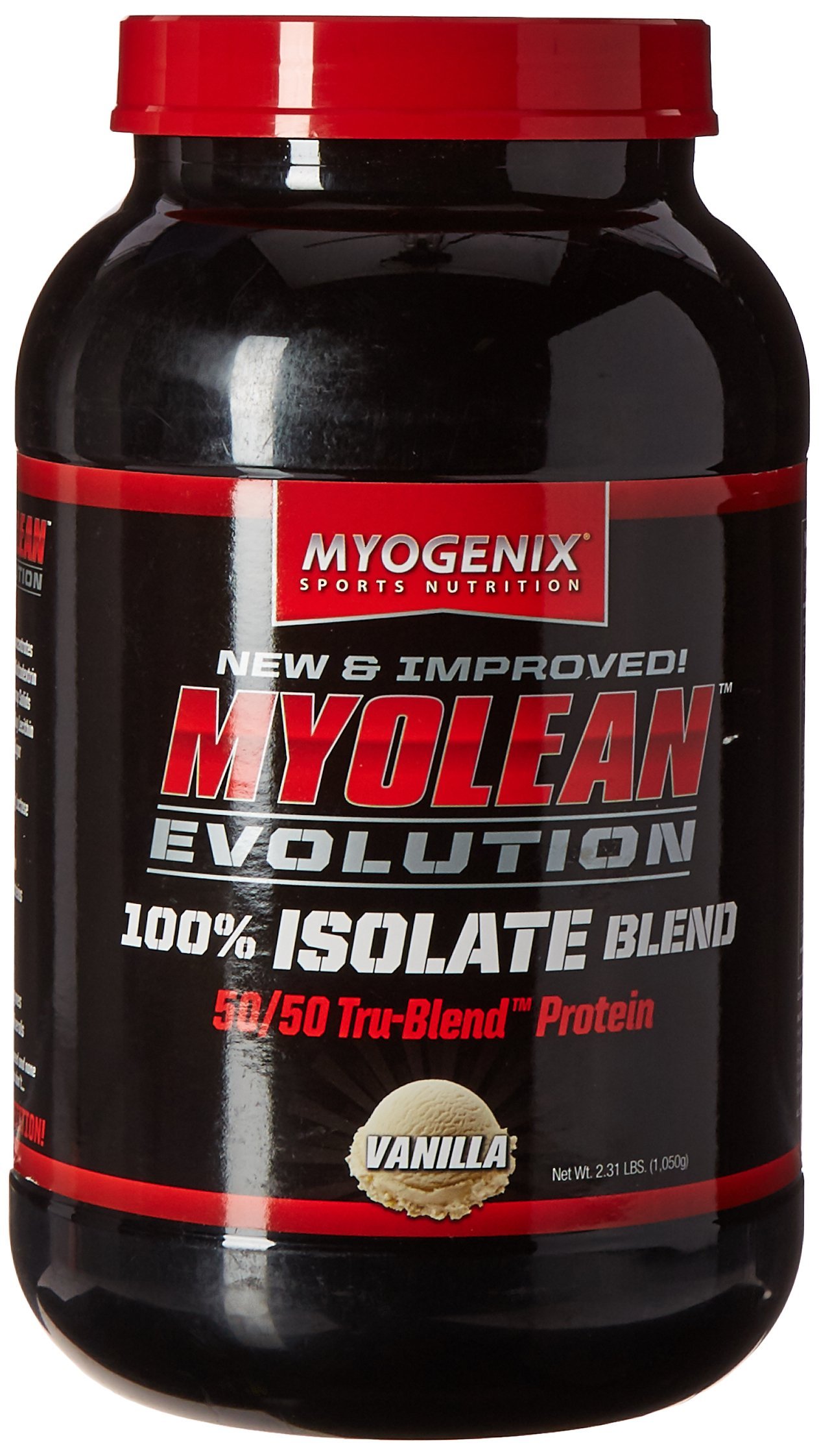 Myogenix Myolean Evolution Isolate Powder, Vanilla Cream, 2.31 Pound