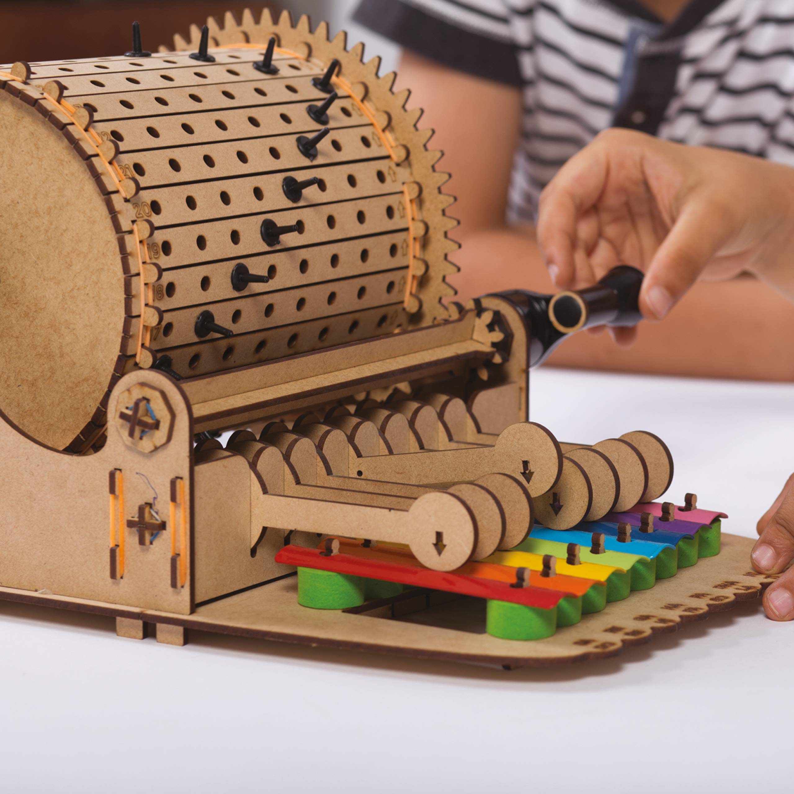 Smartivity Music Machine; Mechanical Action, Science, Engineering STEM and STEAM Building Kit for Kids Ages 8 and Up