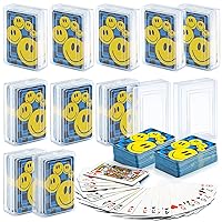 Srenta Mini Playing Cards Bulk – 24 Pack Poker Cards Decks for Kids, Small Deck of Cards with Smiley Faces, Miniature Casino Game Packs, Cool Party Favors, & Novelty Gifts, Each Card is 2.25’’ Tall