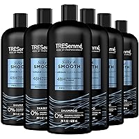 TRESemmé Silky & Smooth Anti-Frizz Shampoo For Frizzy Hair Formulated With Pro Style Technology 28 Fl Oz (Pack of 6)