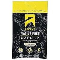 Ascent Vanilla Whey Protein Single Packet, 1.09 OZ
