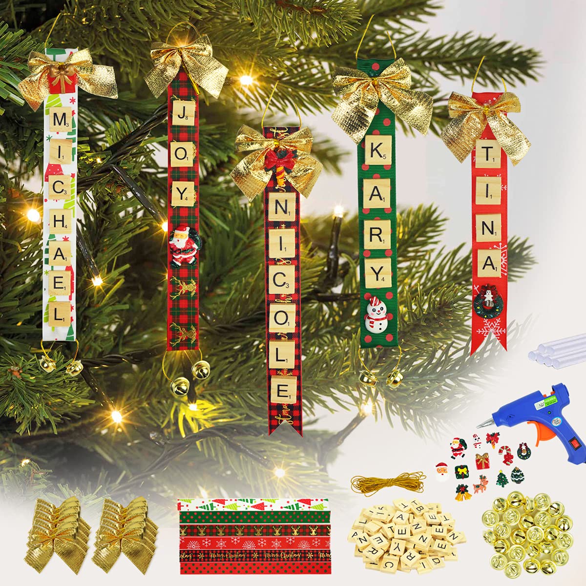 Mua UNIIDECO Christmas Crafts Ornament Kits for Adults Kids, Xmas ...