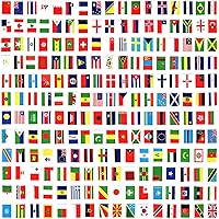 200 Countries Flags,164 Feet World Flags,Decorations International Flags,World Party Decoration,World Cup Olympics Flags,String Flags,Bunting Banner Bar-Sports Clubs-Grand Opening