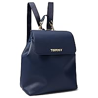 Tommy Hilfiger Kendall II Flap Backpack-Saffiano PVC Tommy Navy One Size