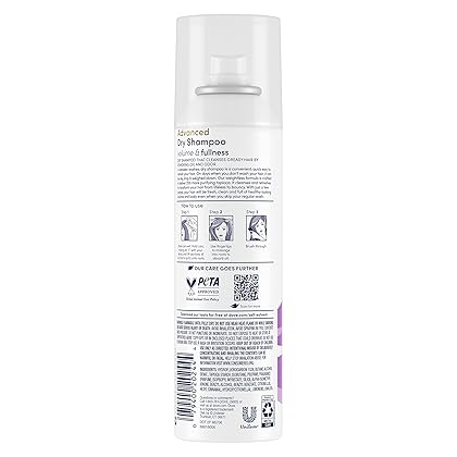 Dove Care Between Washes Dry Shampoo Volume and Fullness Hair Treatment for Oily Hair, Cleansing Hair Volumizer 5 oz