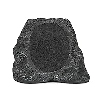 Victrola Rock Speaker Connect, Granite, Wireless Outdoor Speaker with Bluetooth 5.3, 22-Hour Battery Life, with Solar Charging, Link Up to 20 Rock Speakers, IP54 Water & Dust Resistant Speaker