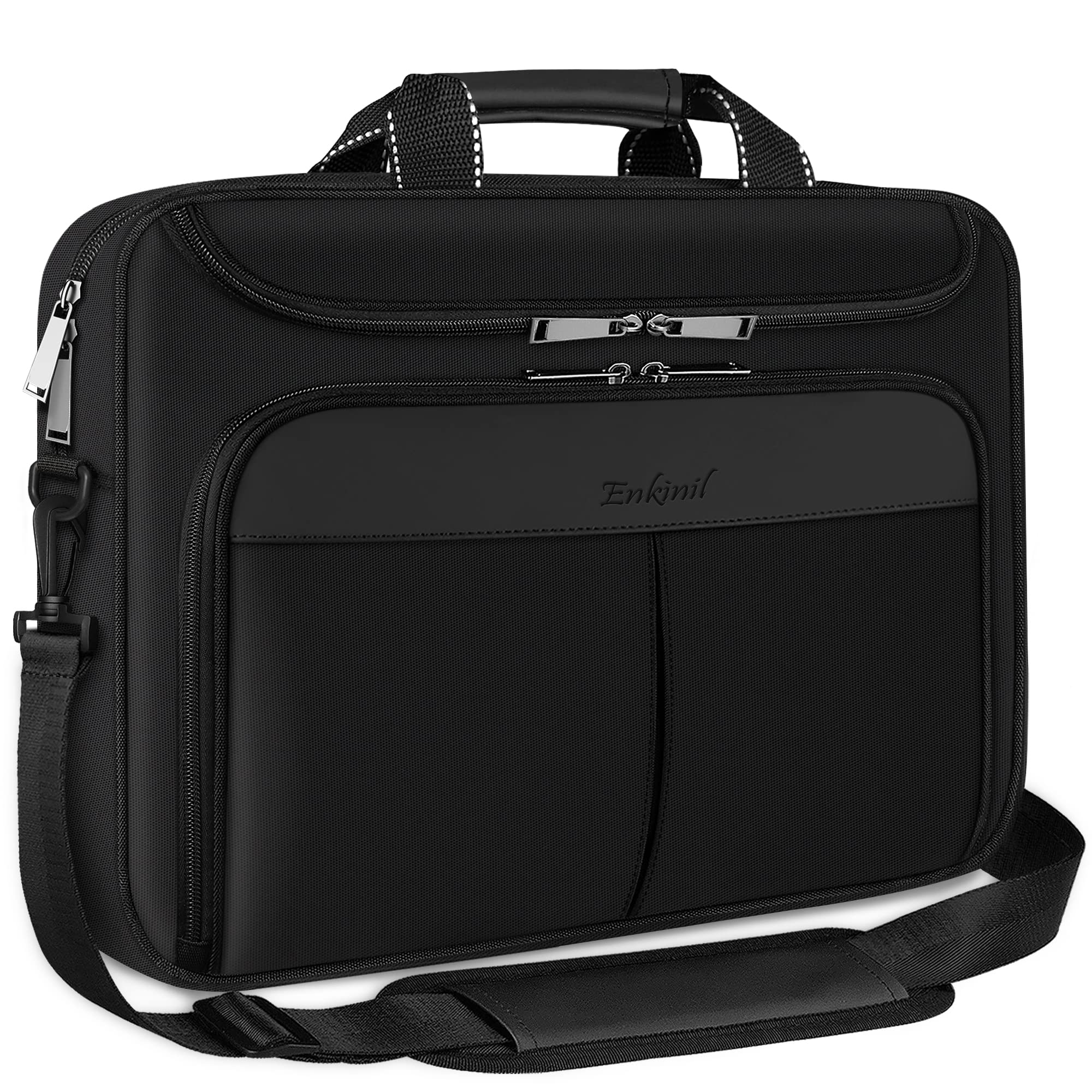 MVA Leather Business Bag Briefcase Document Holder for 15.6'' Laptop Messenger  Bag for Work Business Hand Shoulder Bags, 8523 - AliExpress