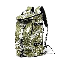 Gym Duffle Bag Backpack 4-Way Waterproof with Shoes Compartment for travel Sport Hiking laptop (olive-green) XL