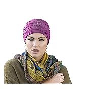 Chemo Caps for Women | Ladies Hats for Cancer Patients | Head Covering for Hair Loss | Soft Cotton Headwear - Primrose