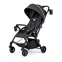 Presto Self-Folding, Compact Stroller with Canopy, Lightweight Aluminum Frame Umbrella Stroller, for Babies and Toddlers up to 50 lbs. | Graphite/Grey