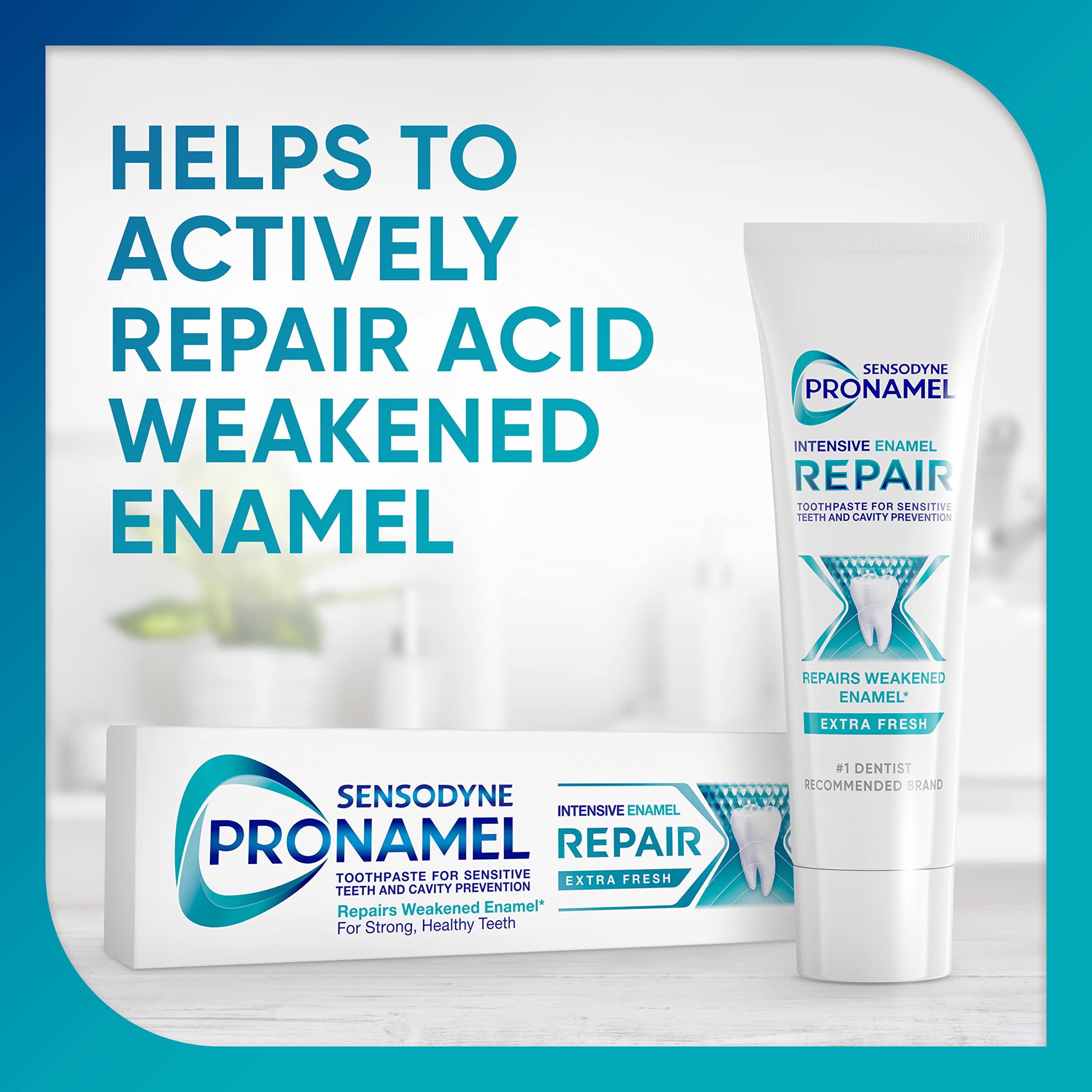 Sensodyne Pronamel Intensive Enamel Repair Toothpaste for Sensitive Teeth, to Reharden and Strengthen Enamel, Extra Fresh - 3.4 Ounces