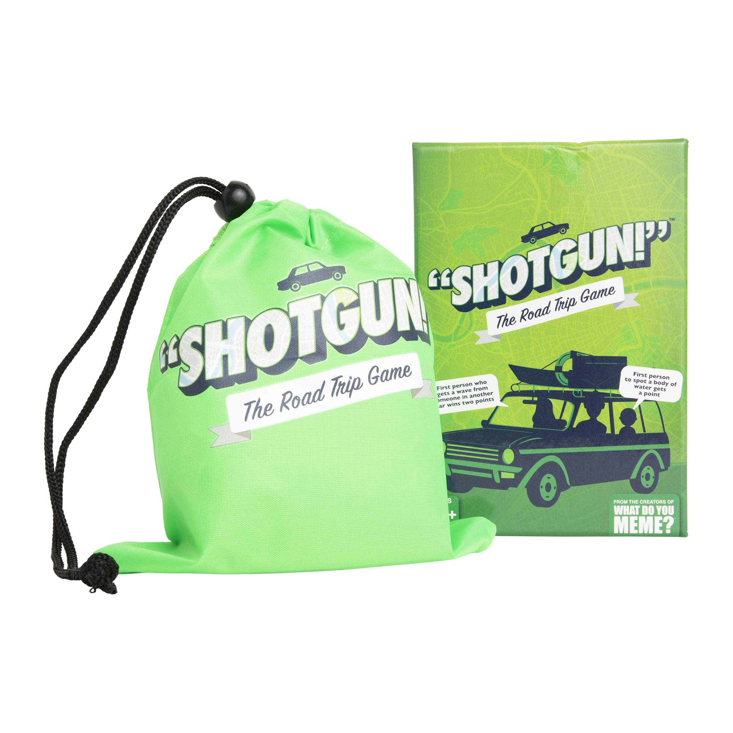 WHAT DO YOU MEME? Shotgun! - The Hilarious Family Card Game for Road Trips Family