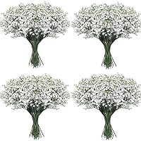Babys Breath Artificial Flowers,30 Pcs Gypsophila Real Touch Flowers for Wedding Party Home Garden Decoration