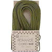 Merchen Art Romance Cord, Extra Fine, Color 868, Moss Green, 32.8 ft (10 m)