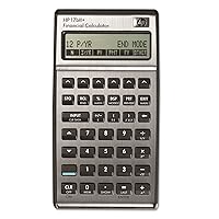 HP 17BII+ Financial Calculator, Silver