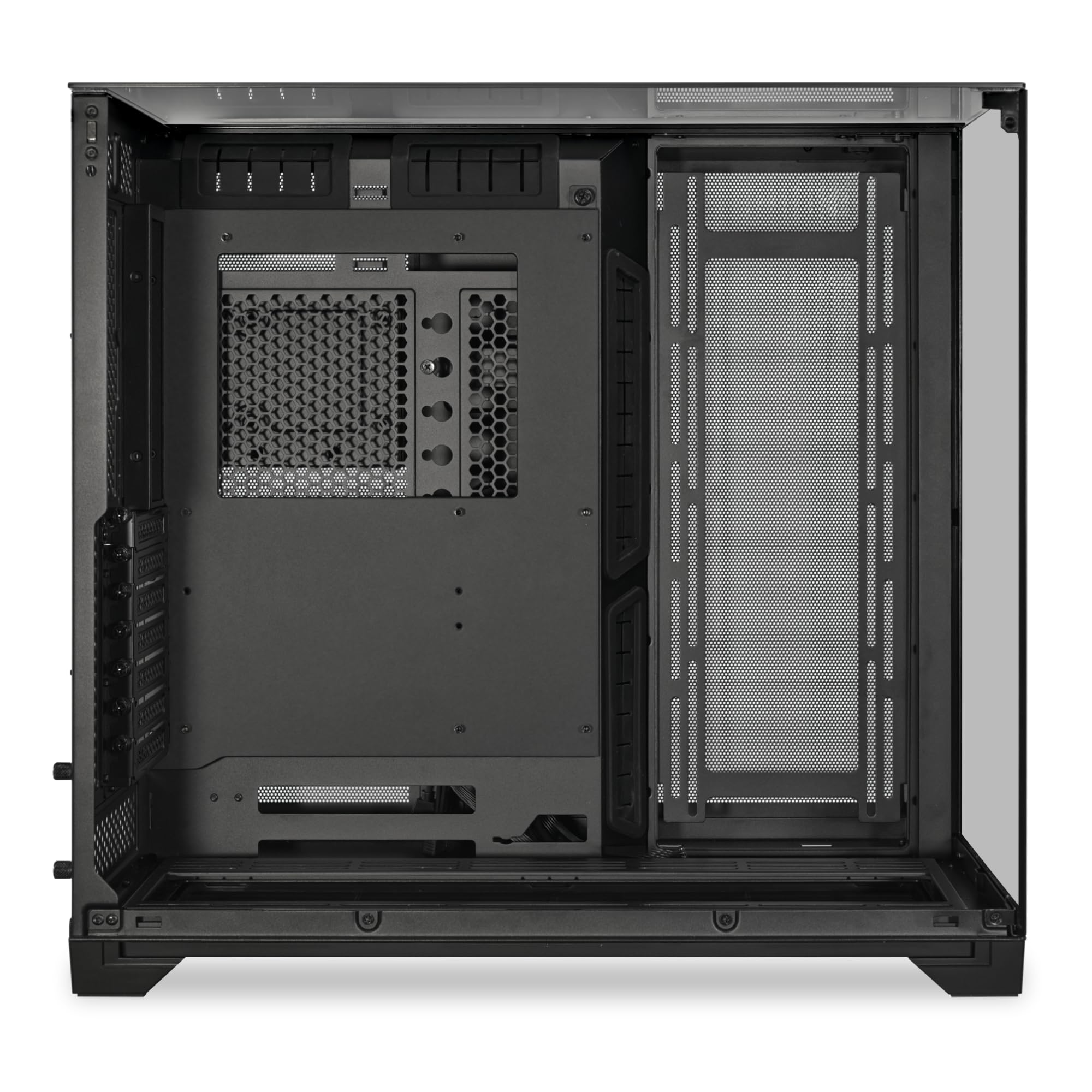 Lian Li O11 Vision Black Aluminum/Steel/Tempered Glass ATX Mid Tower Computer Case Black - O11VX.US