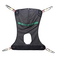 FMC115 Lumex Full Body Sling with Commode Opening for Patient Lifts, Mesh Fabric, Large, 450 Pounds