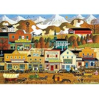 Buffalo Games - Charles Wysocki - Pete's Gambling Hall - 300 Large Piece Jigsaw Puzzle