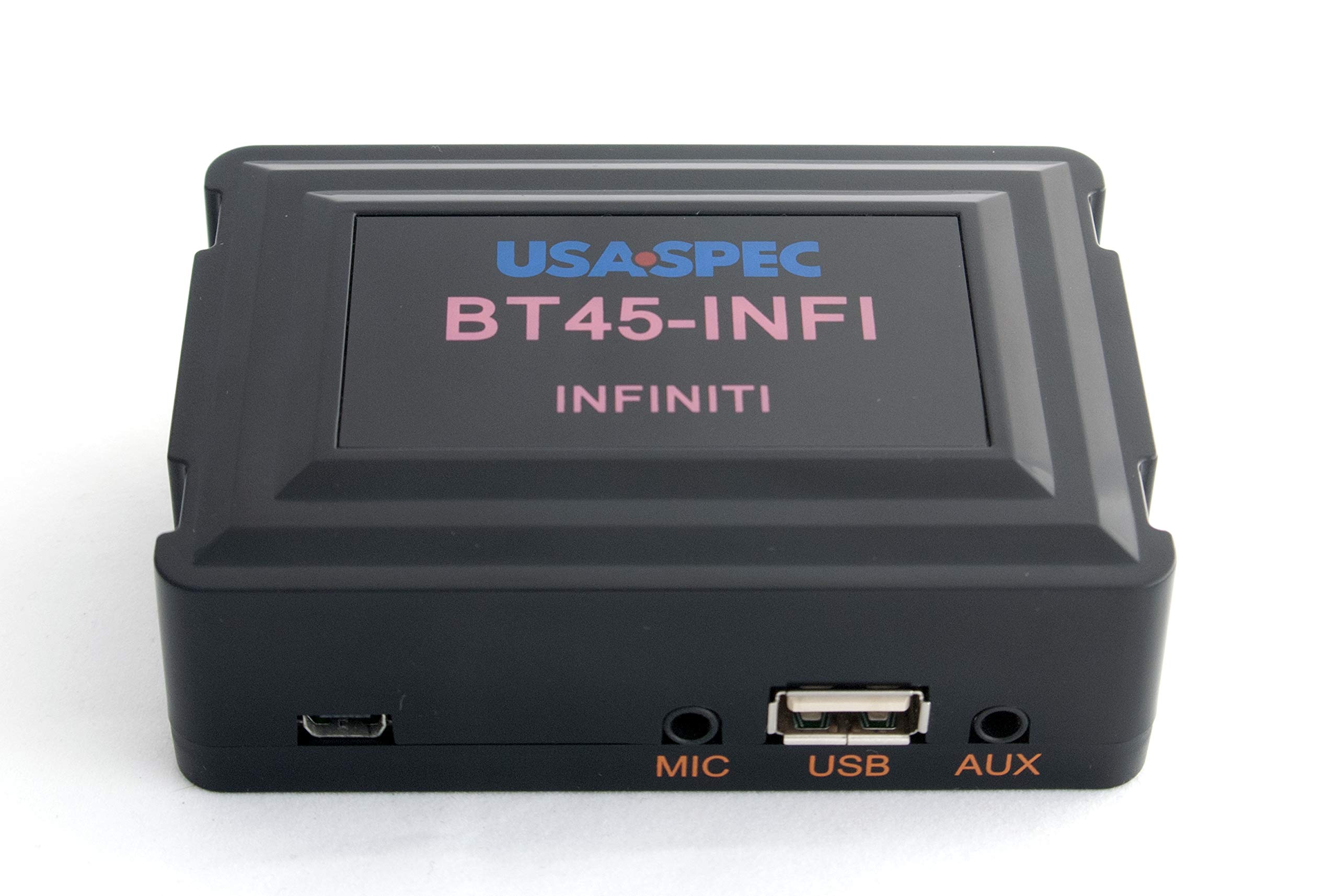 USA Spec BT45-INFI Bluetooth Phone, Music & AUX Input Kit for Select 2003-2012 Infiniti Nissan Models, Black