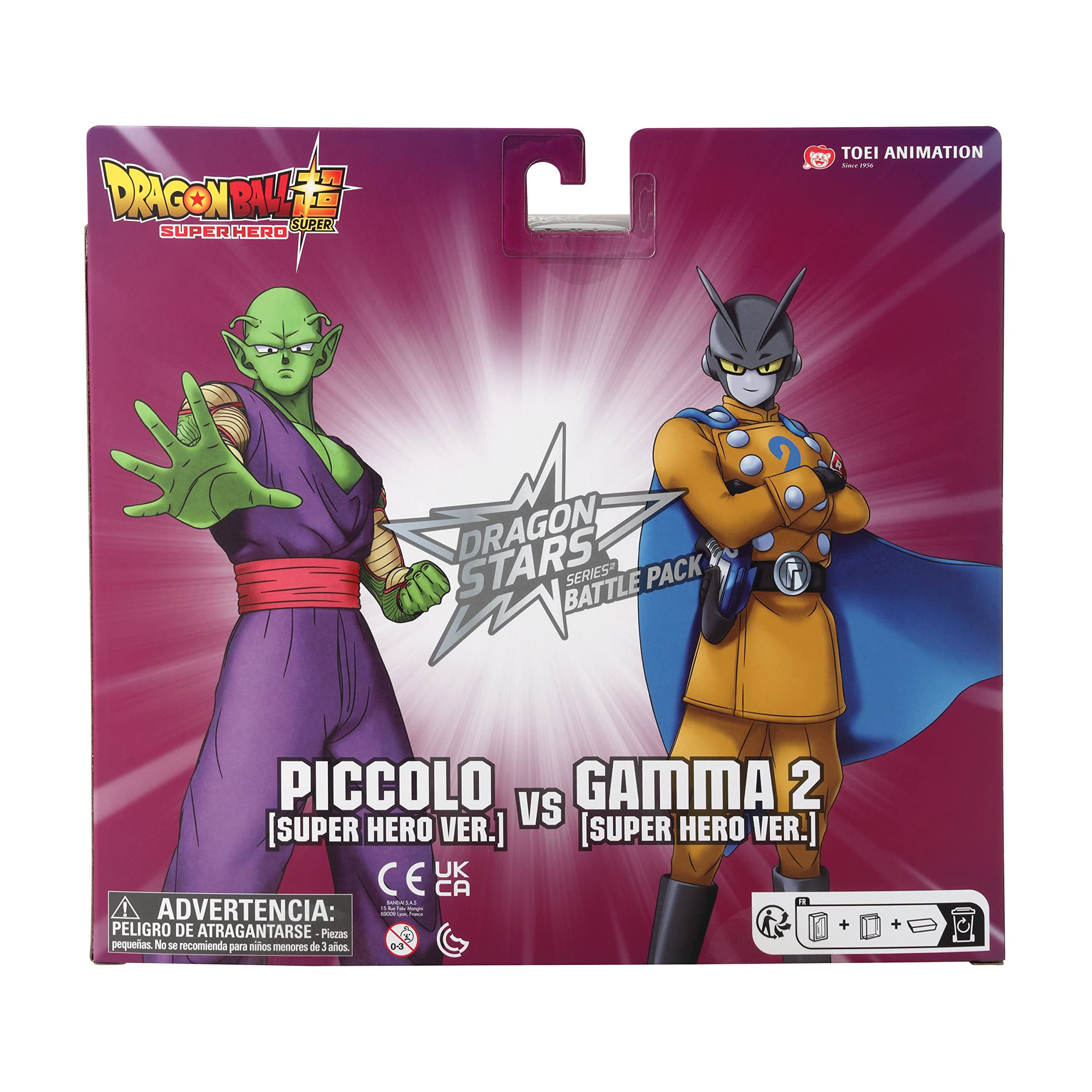 Dragon Ball Super - Super Hero - Piccolo vs Gamma 2, Bandai Dragon Stars 6.5