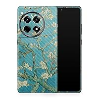 Carbon Fiber Phone Skin Compatible with OnePlus 12R (2024) - Almond Blossom - Premium 3M Vinyl Protective Wrap Decal Cover - Easy to Apply | Crafted in The USA by MightySkins