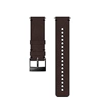 SUUNTO SS050232000 Watch Strap, 24mm, Leather, Brown Black/Urban, 24 mm/Medium (130-230 mm)