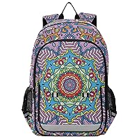 ALAZA Tribal Ethnic Mandala Geometric Floral Backpacks Travel Laptop Backpack