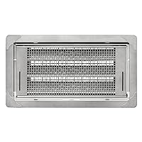 Dual Function, Engineered Foundation Flood Vent, FEMA Compliant and ICC-ES Certified Model 1540-510… (Stainless Steel)