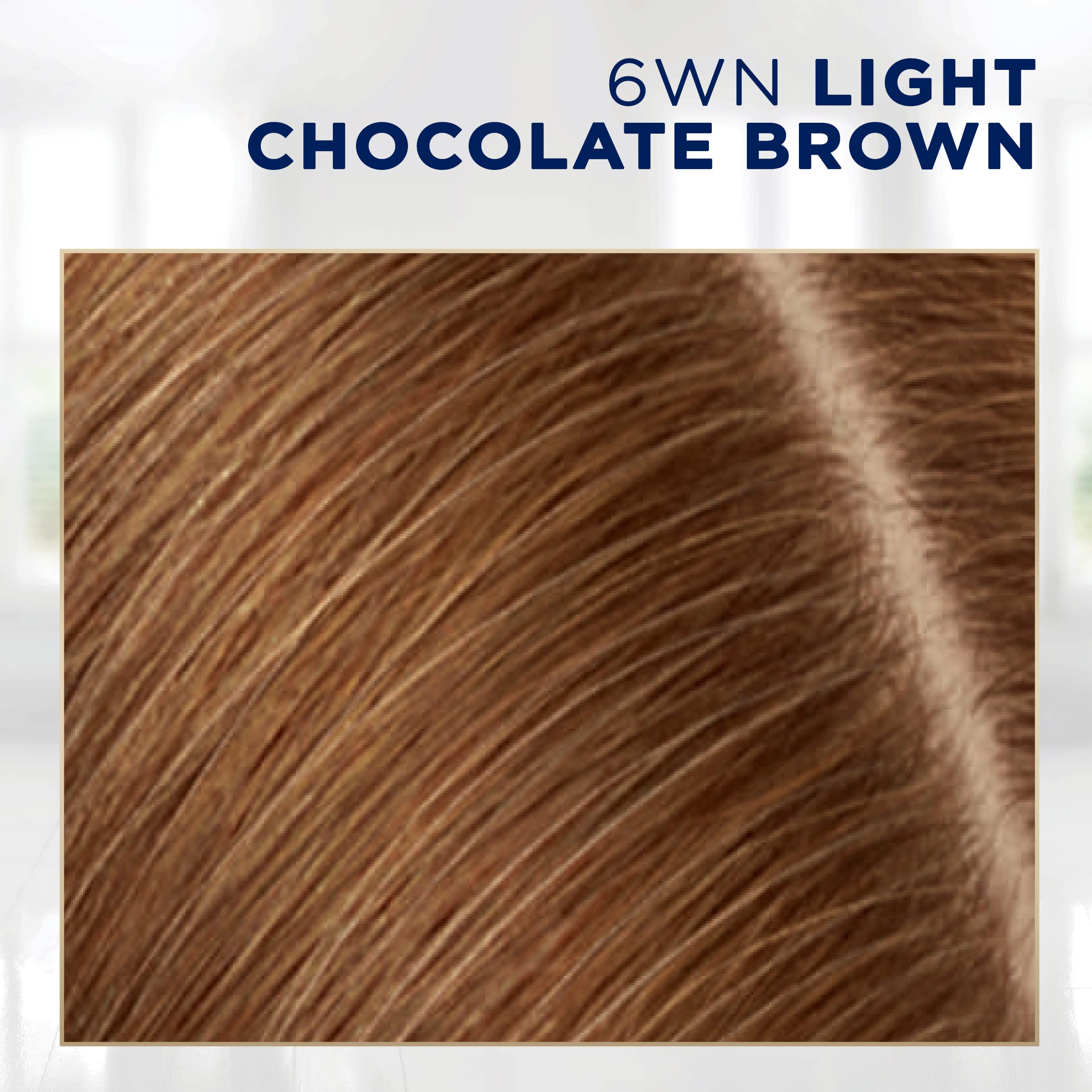 Clairol Root Touch-Up by Nice'n Easy Permanent Hair Dye, 6WN Light Chocolate Brown Hair Color, Pack of 1
