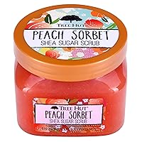 Peach Sorbet Shea Sugar Exfoliating & Hydrating Body Scrub, 18 oz