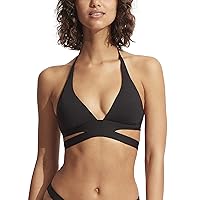 Seafolly Women's Split Band Halter Bikini Top Swimsuit