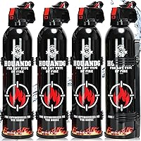 Fire Extinguishers for the House HOUANDG - All Fires Type Fire Extinguisher for Home Portable Water based Small Fire Extinguisher with Bracket Kitchen/Car Fire Extinguisher (620ml/4 Count)…