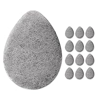 Face Scrubber, Charcoal Infused Exfoliating Facial Cleansing Pads, Disposable Exfoliator Face Sponge for Daily Face Cleaning and Makeup Removal, 12 Count