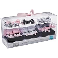 Hudson Baby Girl's Headband and Socks Giftset